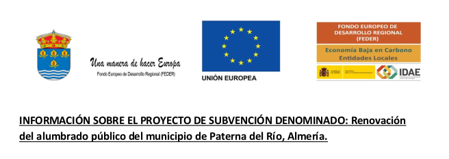 1INFORMACIÓN SOBRE EL PROYECTO DE SUBVENCIÓN DENOMINADO: Renovación del alumbrado público 